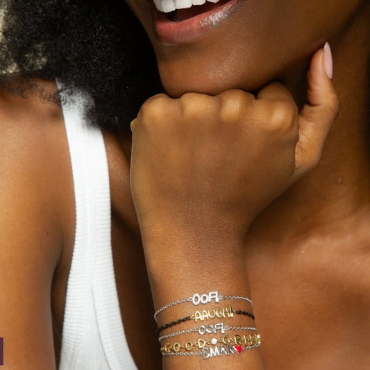 Monica Rich Kosann "OOF" Sterling Silver Bracelet