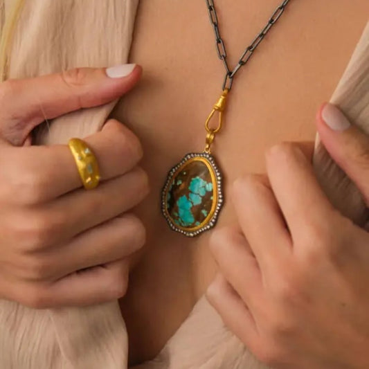 Lika Behar Silver Link Necklace