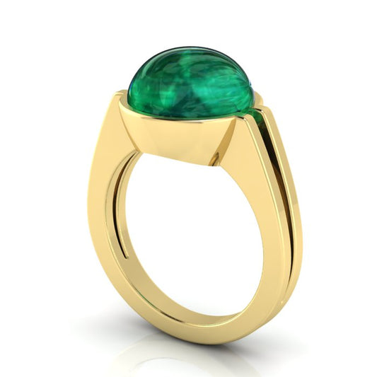Yellow Gold Emerald Ring