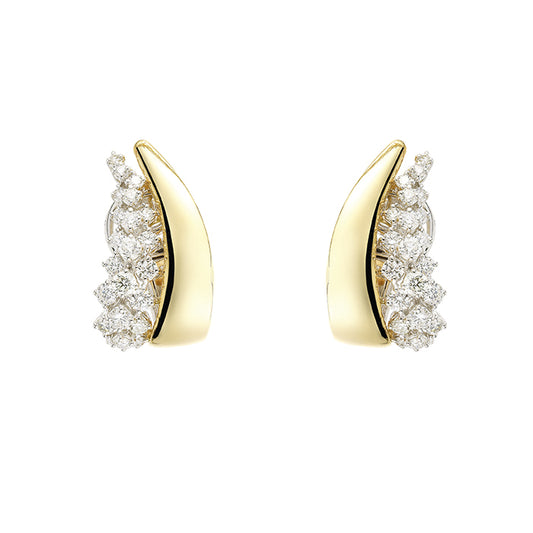 Yeprem Golden Strada Diamond Earrings