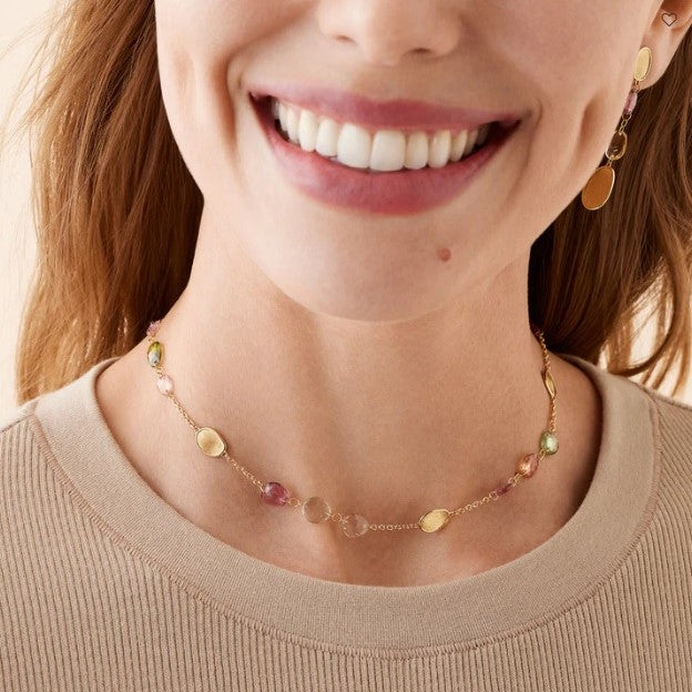 Marco Bicego Lunaria Tourmaline Necklace