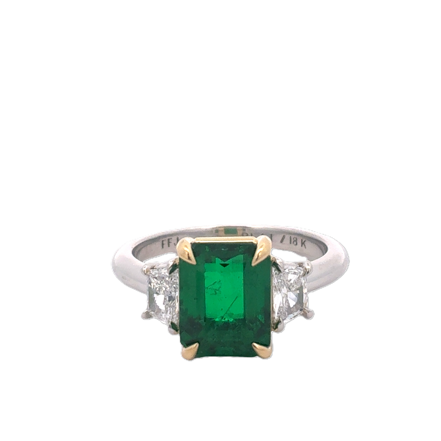 Emerald and Diamond Ring
