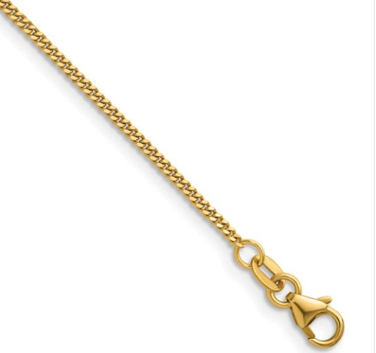 Yellow Gold Curb Chain