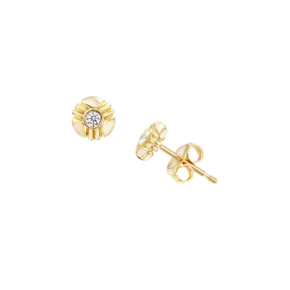 Chris Correia Gumdrop Diamond Stud Earrings
