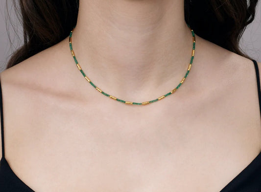 Gurhan Vertigo Emerald Bead Necklace