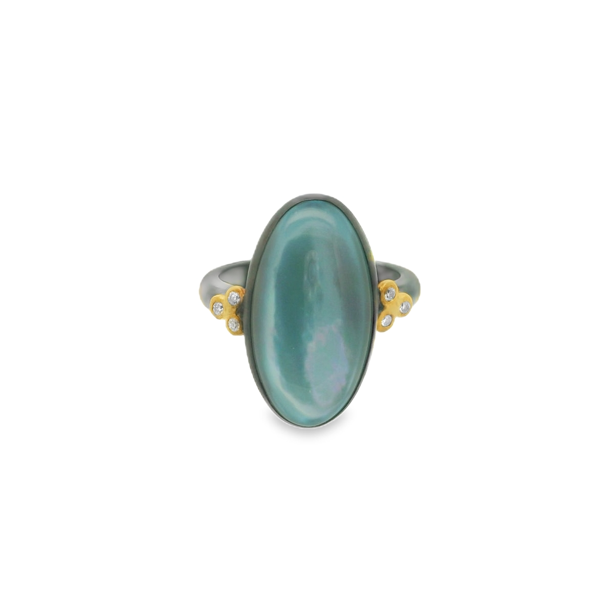 Lika Behar Blue Topaz & Diamond Ring