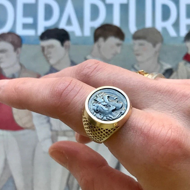 Ray Griffiths Gold Coin Ring