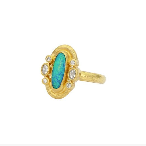 Gurhan Muse Gold Opal & Diamond Ring