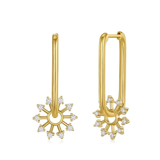 Diamond Drop Earrings