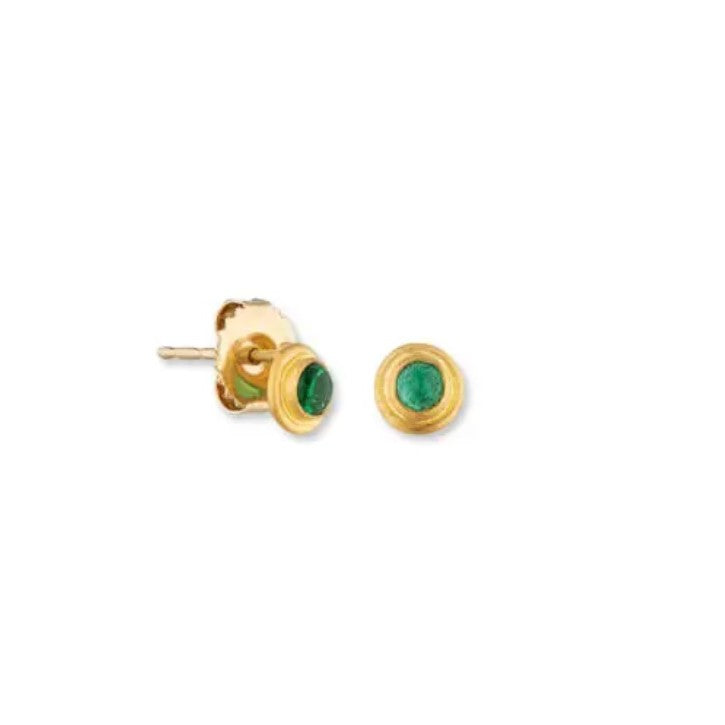 Emerald Stud Earrings