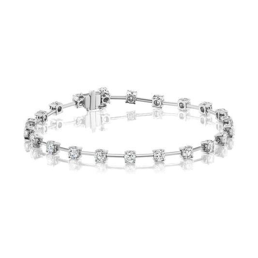 Suna Platinum and Diamond Bracelet