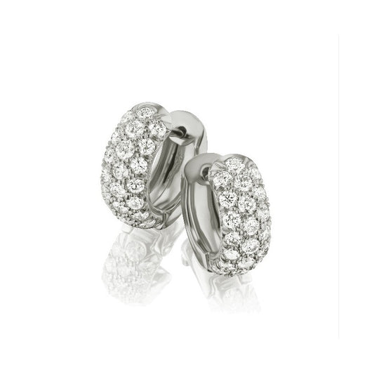Suna Diamond Huggie Earrings