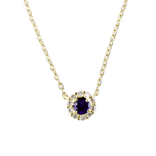 Suna Sapphire and Diamond Pendant