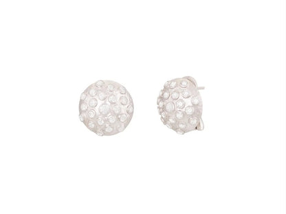 Gurhabn Pointelle Couture Diamond Clip Earrings