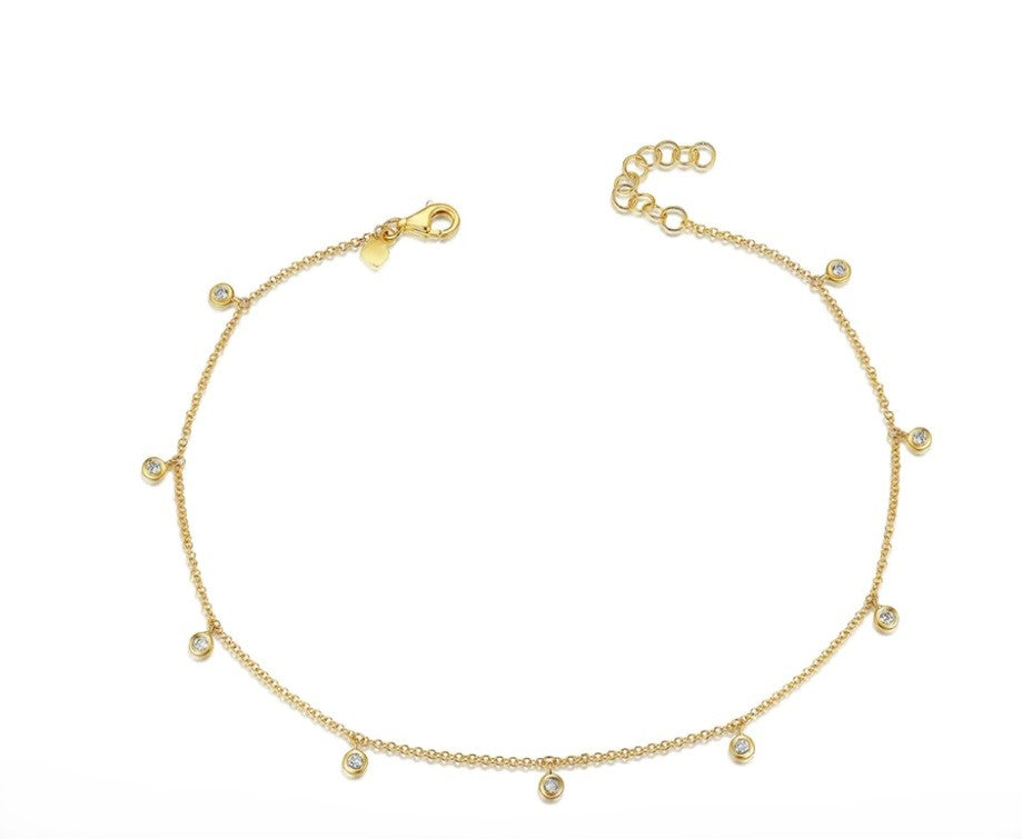 Diamond Ankle Bracelet