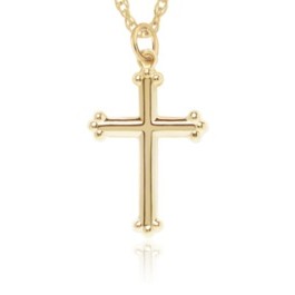Yellow Gold Cross Pendant