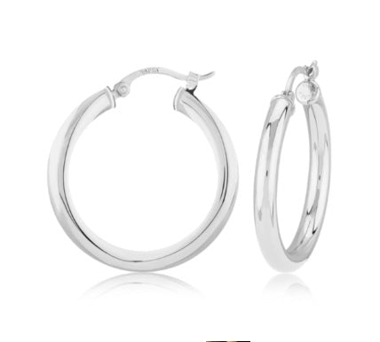 Sterling Silver Hoop Earrings