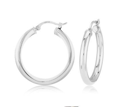 Sterling Silver Hoop Earrings