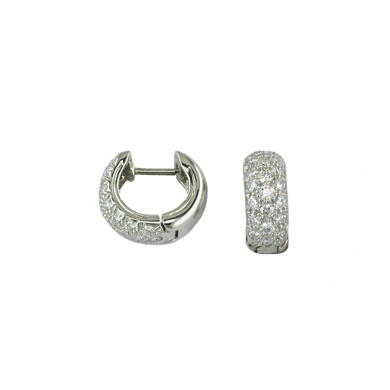 Suna Diamond Hoop Earrings