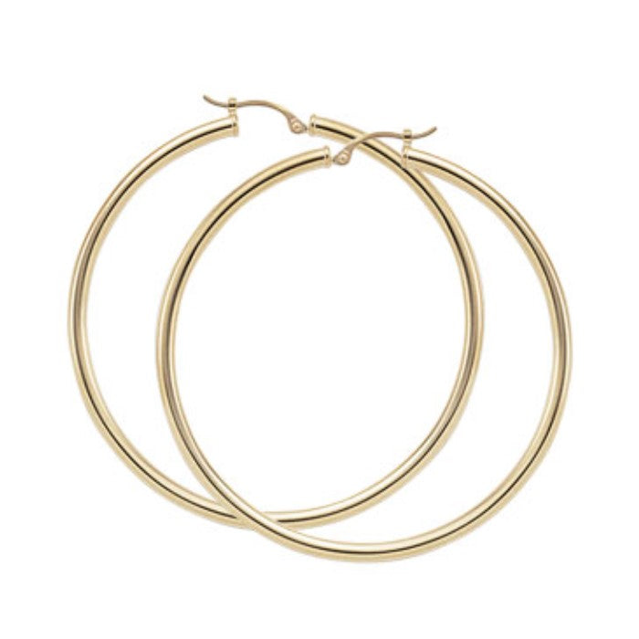 Yellow Gold Hoop Earrings