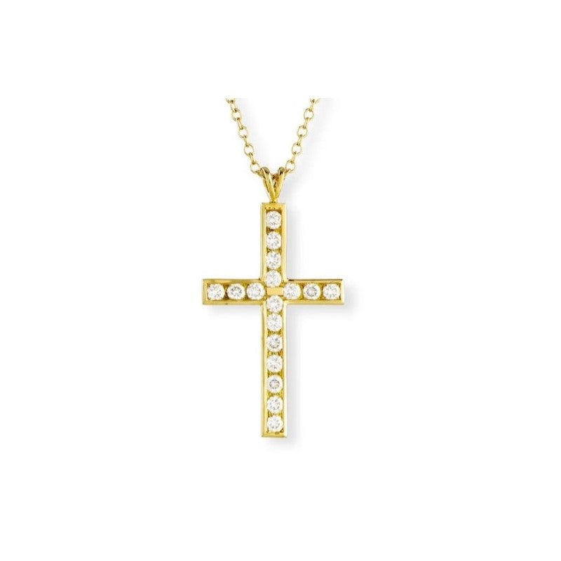 Suna Diamond Cross Pendant