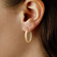 Yellow Gold Hoop Earrings