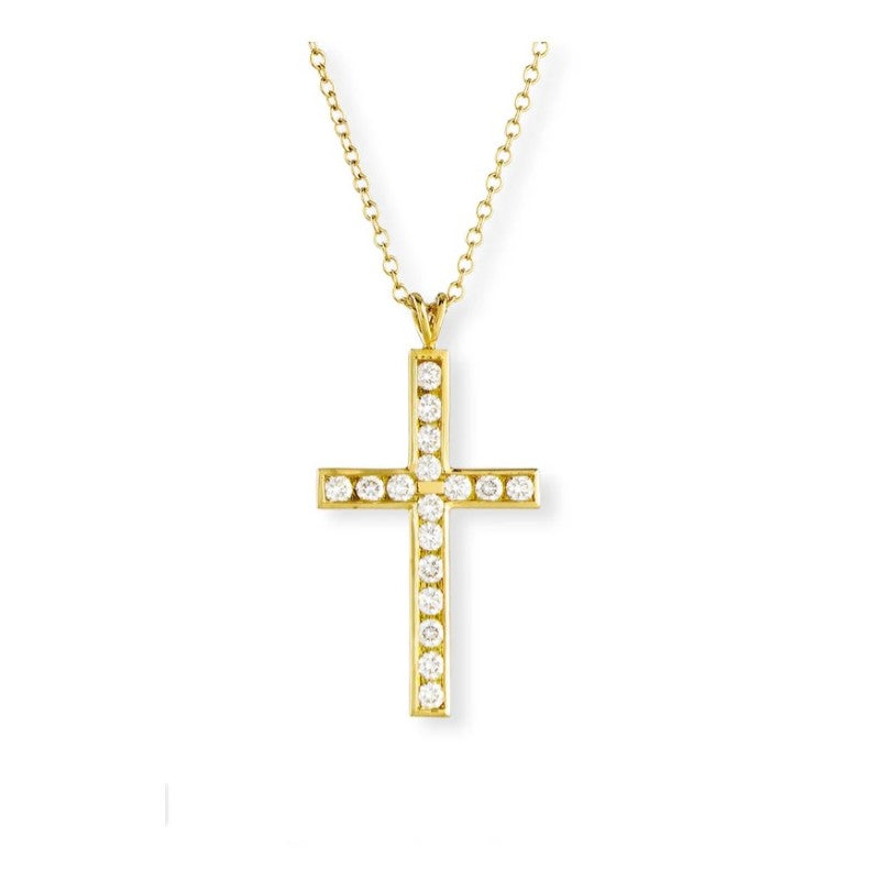 Suna Diamond Cross Pendant