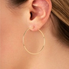 Yellow Gold Hoop Earrings