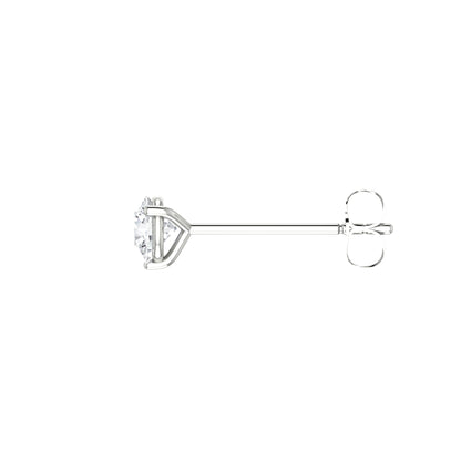 Round Diamond Stud Earrings