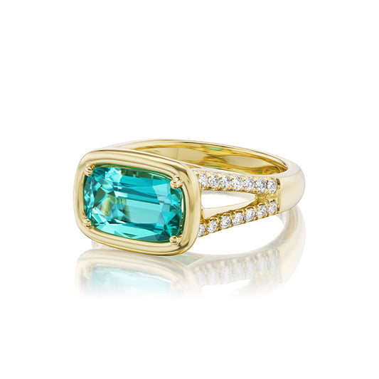 Suna Tourmaline & Diamond Ring