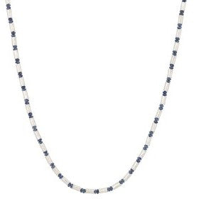 Gurhan Vertigo Sterling Silver and Sapphire Necklace