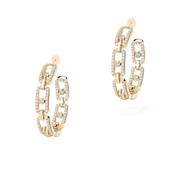 Messika Move Link Diamond Hoops