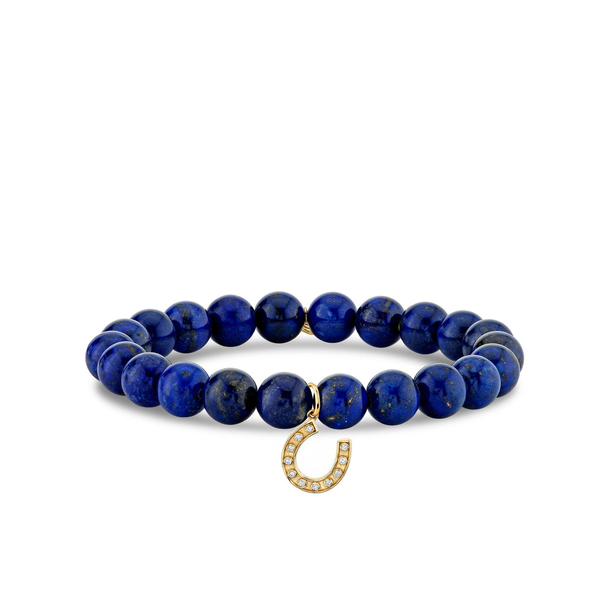 Sydney Evan Lapis and Diamond Stretch Bracelet