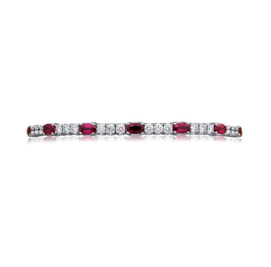 Picchiotti Xpandable™ Ruby & Diamond Bracelet