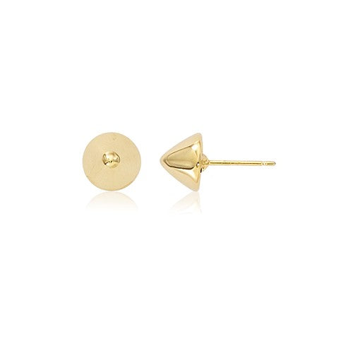 Yellow Gold Stud Earrings