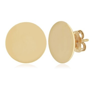 Yellow Gold Stud Earrings