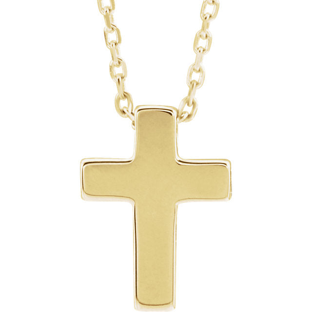 Yellow Gold Cross Pendant