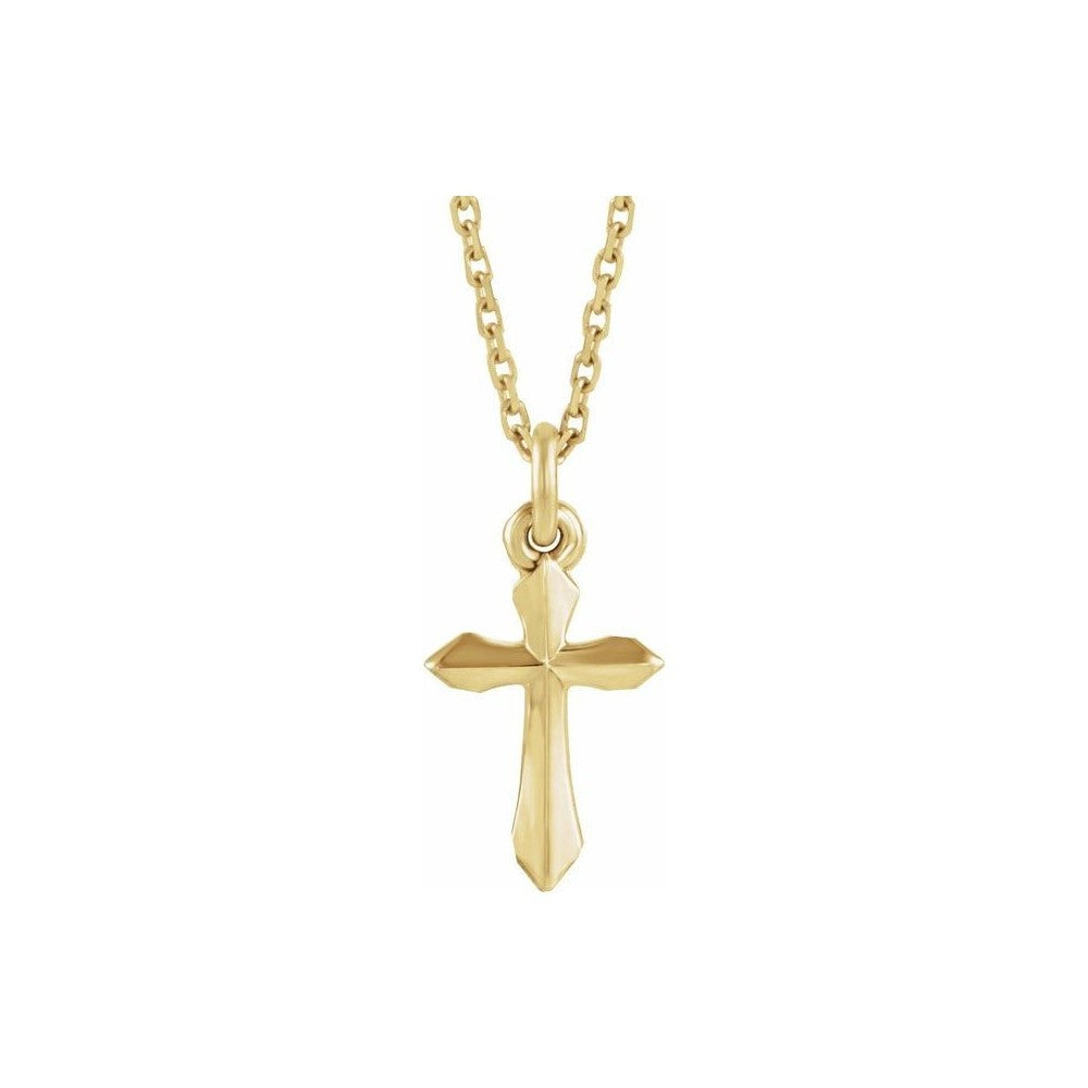 Yellow Gold Cross Pendant