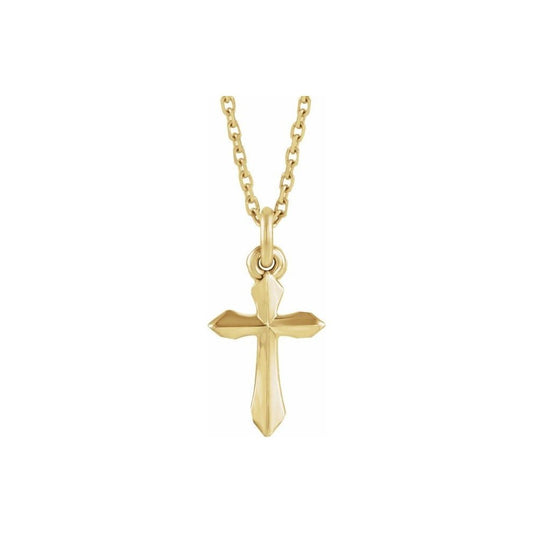 Yellow Gold Cross Pendant