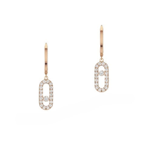 Messika Move Uno Diamond Drop Earrings