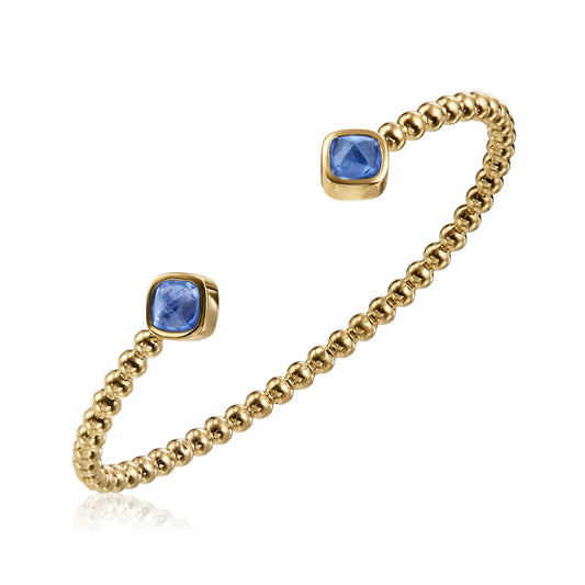 Gumuchian Blue Sapphire Cuff Bracelet