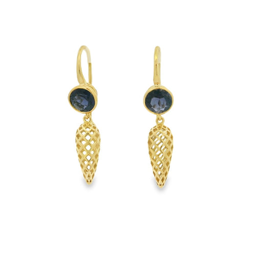 Ray Griffiths Crownwork® Iolite Drop Earrings