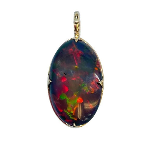 Black Opal Pendant