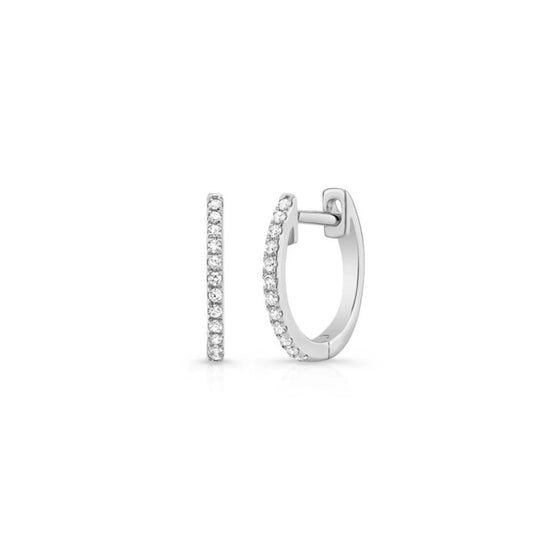 Diamond Hoop Earrings