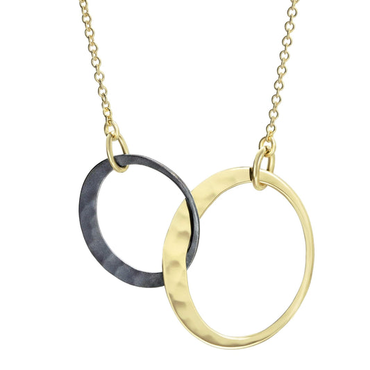 Toby Pomeroy Eclipse Two Tone Necklace