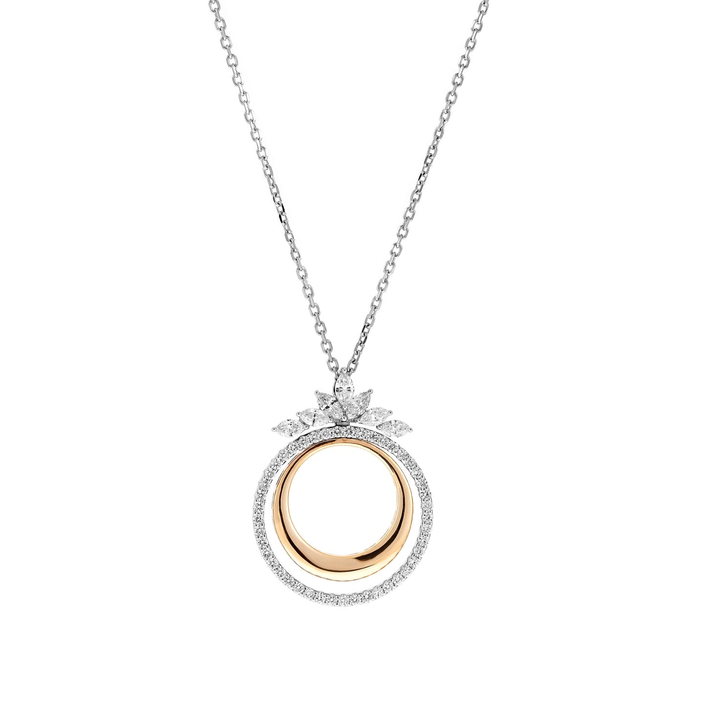 Yeprem Golden Strada Diamond Pendant