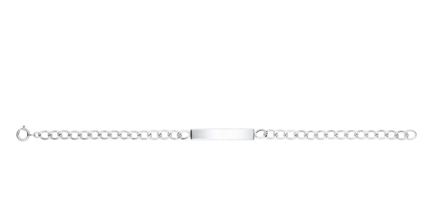 Sterling Silver Child's ID Bracelet