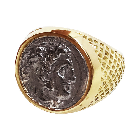 Ray Griffiths Gold Coin Ring