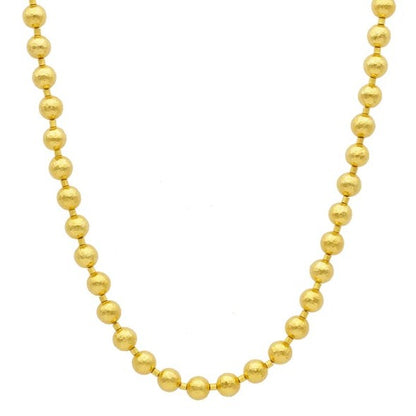 Gurhan Spell Gold Bead Necklace
