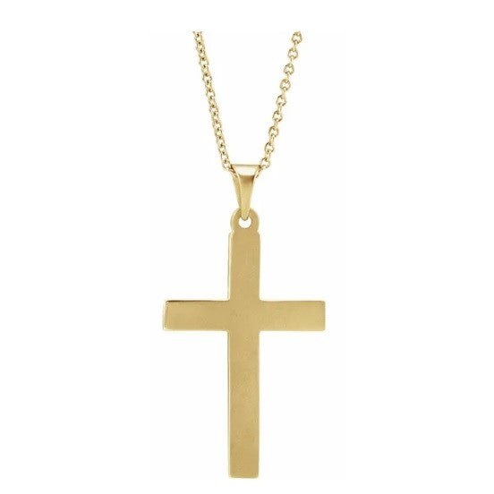 Yellow Gold Cross Pendant